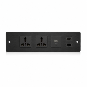Office Desk Socket with 2 electrical sockets, 2 USB, 1 HDMI, 1 Network