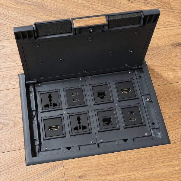 Recessed Floor-Mounted Electrical Socket Box
