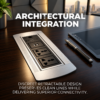 Office manual flipping rotation desktop table socket outlet