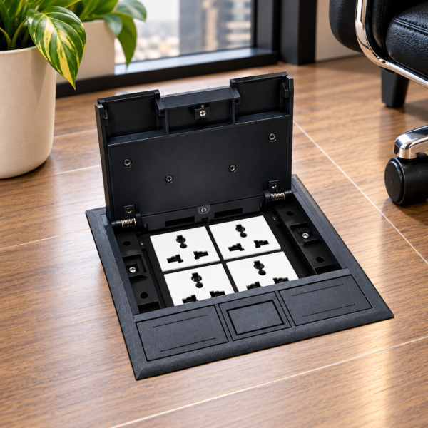 4-Way Waterproof Plastic Floor Box