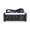 Desktop Table Mounted Technology Boxes, desk clamp power socket for office