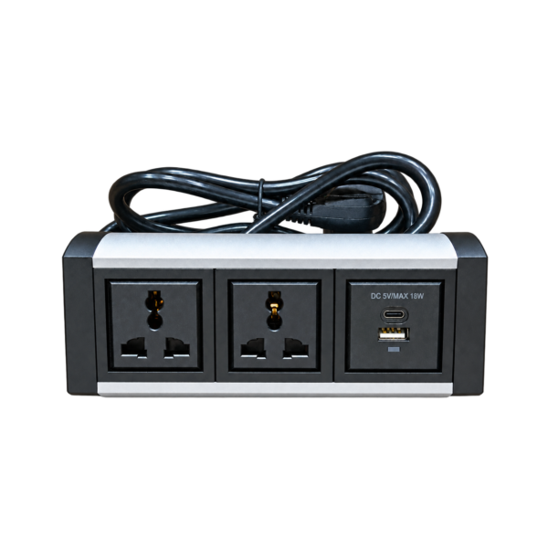 Desktop Table Mounted Technology Boxes, desk clamp power socket for office