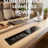Electrical Sliding Desktop Sockets with 2 Universal Sockets, USB Port, HDMI and network port (Cat 6)