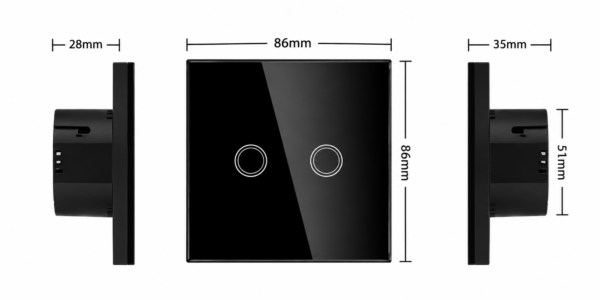 ChatGPT Image Sep 22, 2026, 10_52_30 PM 2 Gang Smart Touch Switch, WIFI Smart Light Switch Works with Alexa and Google Home