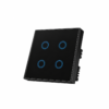 4 Gang smart switch, WiFi smart touch light switch, Alexa and Google Home Compatible