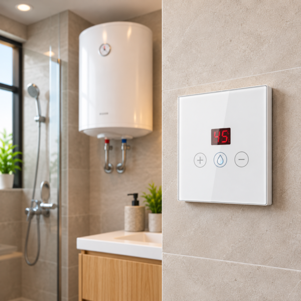 Smart WiFi 20 Amp Switch for Water Heater, AC and other devices with Timer display