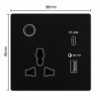 WiFi Smart Light Plug with USB and USB-C