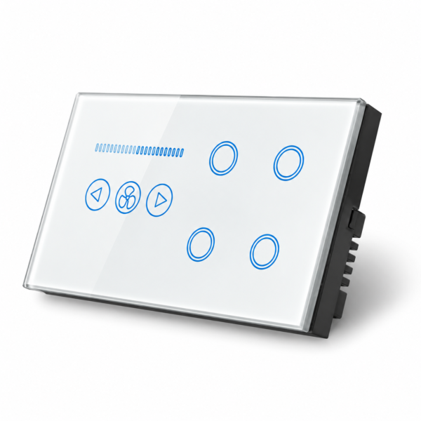 ChatGPT Image Sep 28, 2026, 11_26_44 PM 4 Gang Smart WiFi and Fan dimmer Compatible Alexa and Google Home