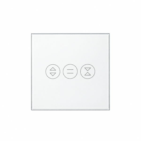 ChatGPT Image Sep 28, 2026, 12_08_32 PM Smart Curtain Switch for Motorized Curtains/Blinds, Touch Glass Panel, Mobile controlled, Compatible with Alexa and Google, No Hub required
