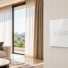 ChatGPT Image Sep 28, 2026, 12_15_25 PM Smart Curtain Switch for Motorized Curtains/Blinds, Touch Glass Panel, Mobile controlled, Compatible with Alexa and Google, No Hub required