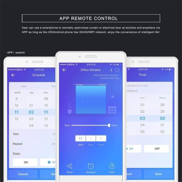 app-display-curtain-switch_1 Smart Curtain Switch for Motorized Curtains/Blinds, Touch Glass Panel, Mobile controlled, Compatible with Alexa and Google, No Hub required