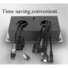 conference-table-connectivity-box-with-wires-2-1_1 Conference table connectivity box with Wires - Multifunction, usb-C port, usb port, audio, VGA and HDMI, Telephone and data
