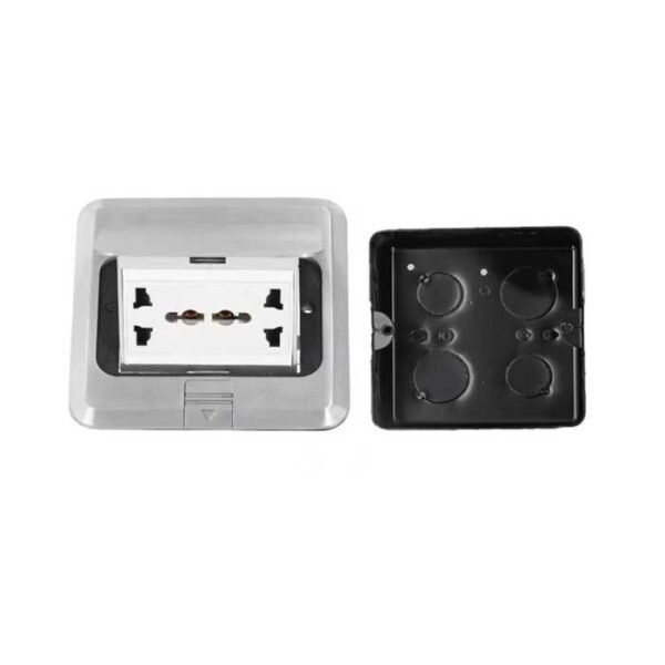 Office Table Power Socket Box with 2 Multifunction Sockets