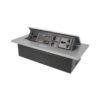 desktop-popup-floorbox-in-pakistan_1 Desktop Pop up Socket with two universal power socket, network port, telephone port, HDMI, VGA, USB and Audio ports