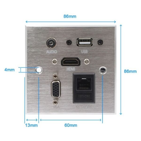 Multifunctional Media Wall Socket