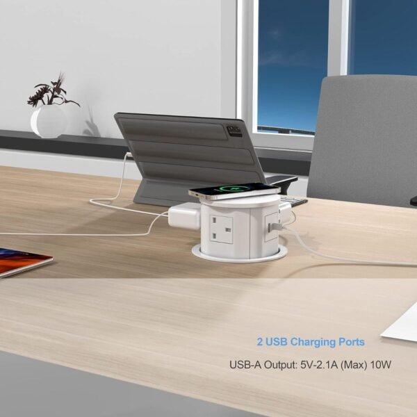 hydraulic-pop-up-socket-6 Automatic pop-up socket with wireless charger