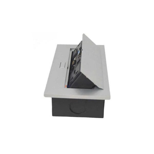 popup-socket-in-pakistan_1 Desktop Pop up Socket with two universal power socket, network port, telephone port, HDMI, VGA, USB and Audio ports