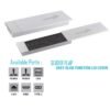 Electrical Sliding Desktop Sockets with 2 Universal Sockets, USB Port, HDMI and network port (Cat 6)