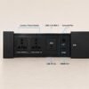 Electrical Sliding Desktop Sockets with 2 Universal Sockets, USB Port, HDMI and network port (Cat 6)