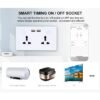 smart-double-mf Smart Double Universal Socket with USB Charger - WiFi Wall Socket
