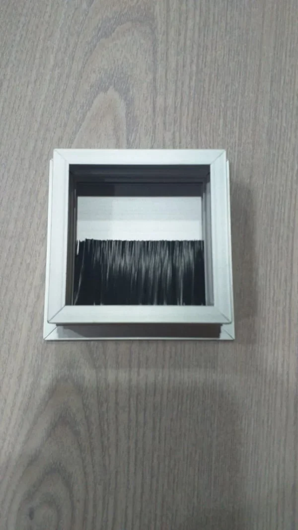 square-table-grommet Square Cable Hole Cover, Table Grommet
