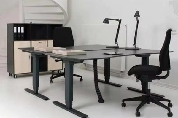 under-desk-snake-cable-organizer-8 Under Desk Plastic Snake Cable Manager